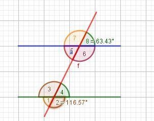 Given: lines a and b are parallel and line c is a transversal. prove: 2 is supplementary-example-4