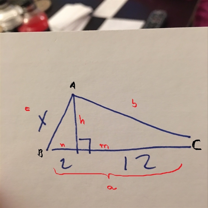 With this triangle find the value of x-example-1