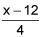 Simplify completely quantity 2 x minus 24 over 8-example-1