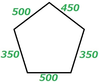 Paula runs around the local park. What is the perimeter of the park? 500m x 500m x-example-1