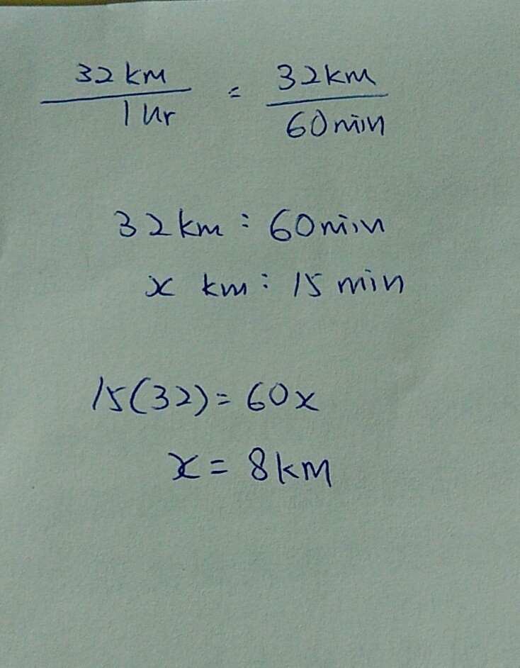 A bat flies at an average speed of 32 kilometres an hour. At this speed, how far will-example-1