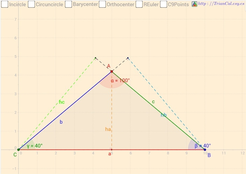 The measures of the angles in a triangle are in the extended ratio of 2 : 2 : 5. Find-example-1