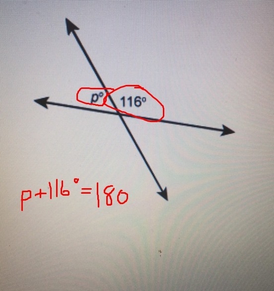 Please help. In the figure two lines intersect to form the angles shown. What is the-example-1