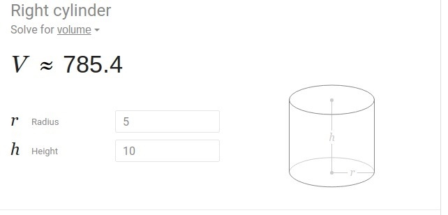 Find the volume of the cylinder in terms of pi. The diagrams are not drawn to scale-example-1