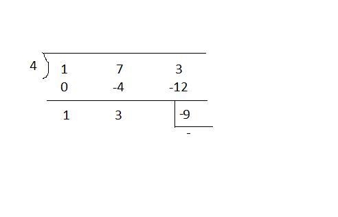 If p(x) = x 2 + 7x + 3 is divided by x + 4, the remainder is a0-example-1