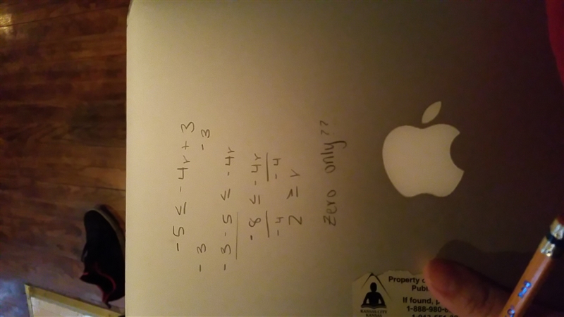 Which of the following values is a solution for the inequality statement? Select all-example-1