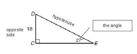 Find the length of DE. Round to the nearest hundredth. (Picture included)-example-1