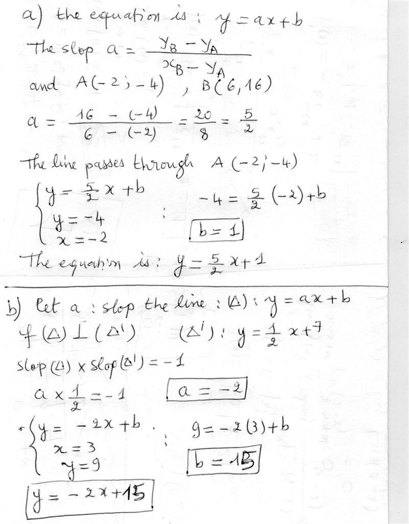 2 questions here: 1. Make y the subject a) 4y=12x+18 b) 2x=7-3y 2. a) what is the-example-1