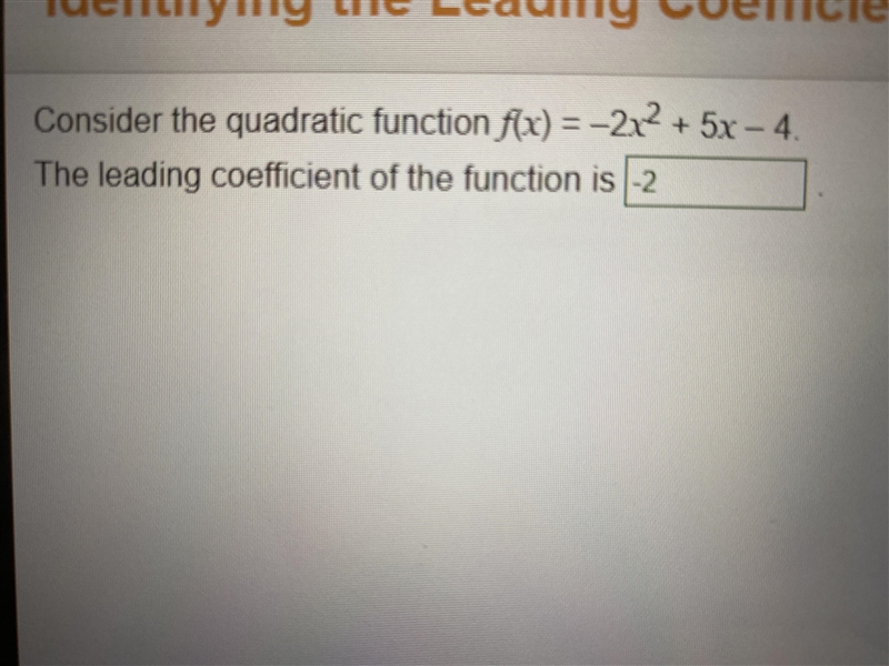 PLEASEEEE HELP ANYONE WHO IS GOOD AT MATH Consider the quadratic function f(x) = –2x-example-1