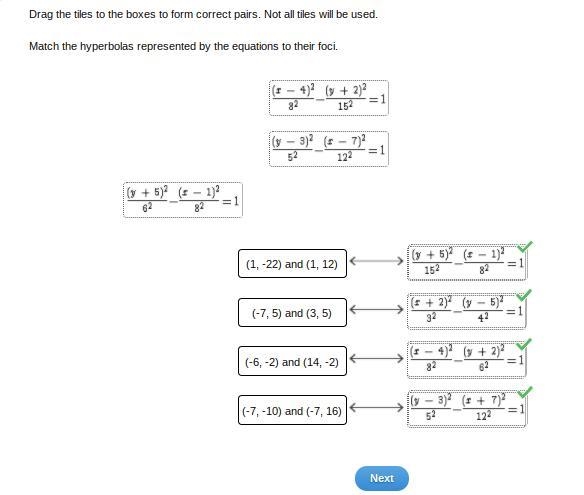 Match the parabolas represented by the equations with their foci. 1. Y=-x^2+4x+8 2. Y-example-1