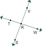 In the diagram, TRV ≅ VRW. What is the measure of SRT? mSRT = degrees-example-1