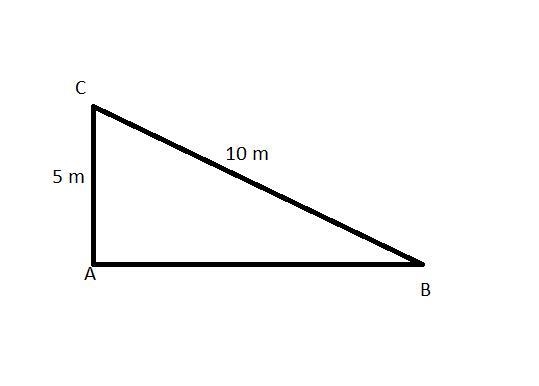 Brian wants to build a ramp that leads to a storeroom 5 meters above the ground. He-example-1