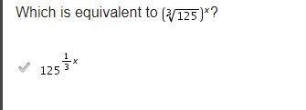 Which is equivalent to 3 square root of 125-example-1