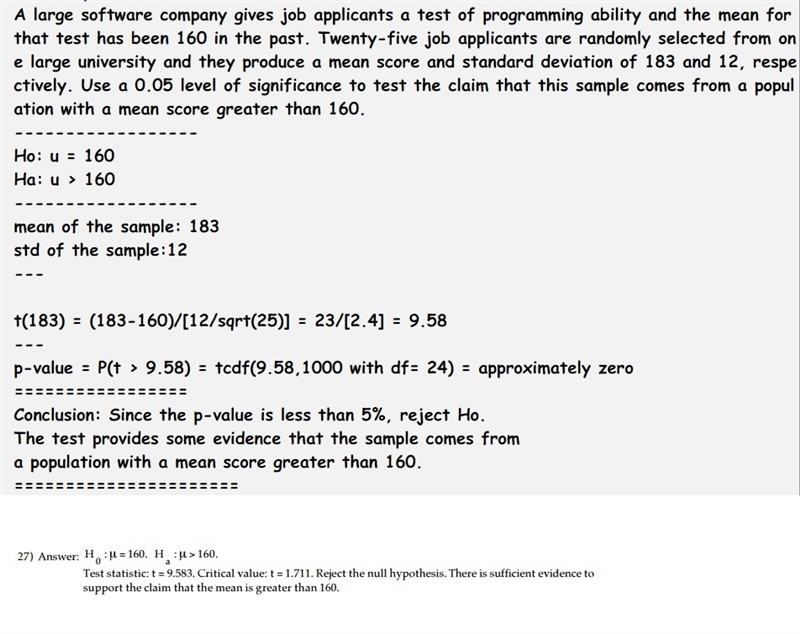 A large software company gives job applicants a test of programming ability and the-example-1