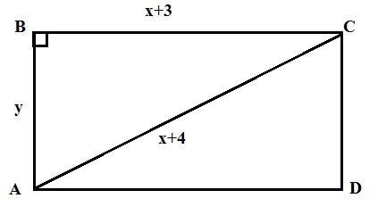 Monica wants to measure the dimensions of her rectangular lawn. If the longer side-example-1