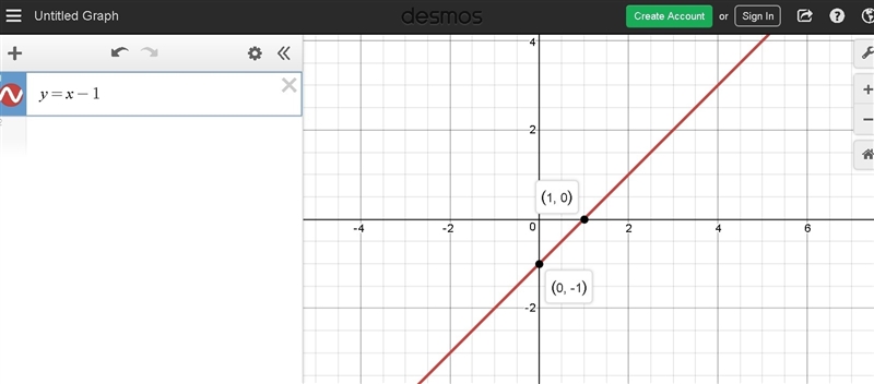 Which is the graph of x – y = 1? Image for option 1 Image for option 2 Image for option-example-1