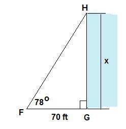 A hiker standing at point G wants to estimate the distance across the lake to point-example-1