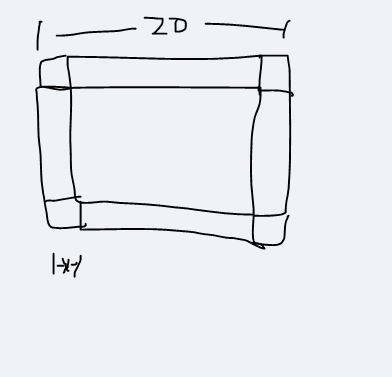 A box is created from a sheet of cardboard 20 in. on a side by cutting a square from-example-1