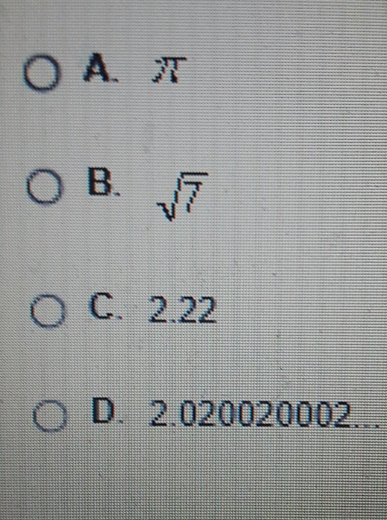 Which number produces a rational number when multiplied by 0.5-example-1