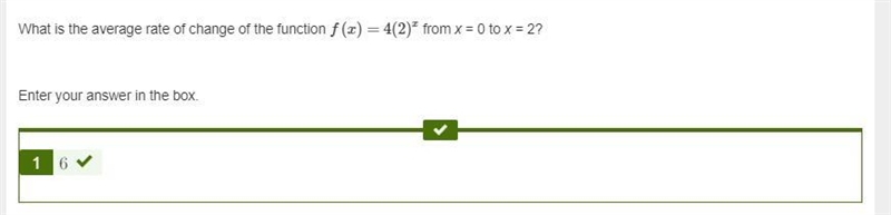 What is the average rate of change of the function f(x)=4(2)^x from x = 0 to x = 2?-example-1