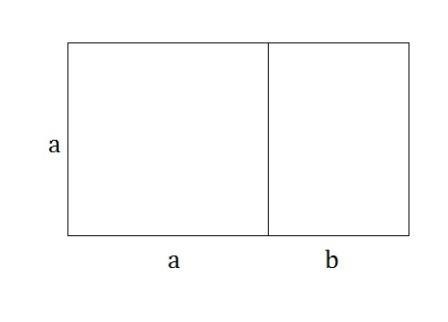 An important proportion that the ancient Greeks used was the a0.-example-1