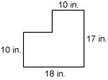 Question 5 What is the perimeter of the figure? 6-sided concave polygon with the following-example-1