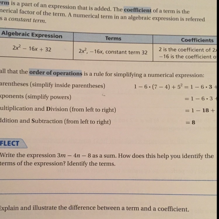 Write the expression 3m - 4n - 8 as a sum-example-1