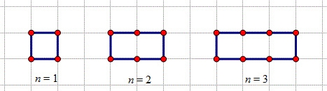 Which recursive formula describes the patterns in the perimeter of the images? A. an-example-1