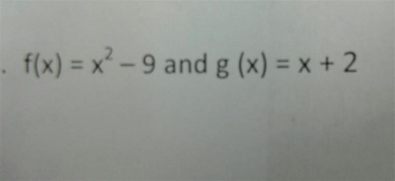 Find (f ° g)(x) and (g ° f)(x)-example-1