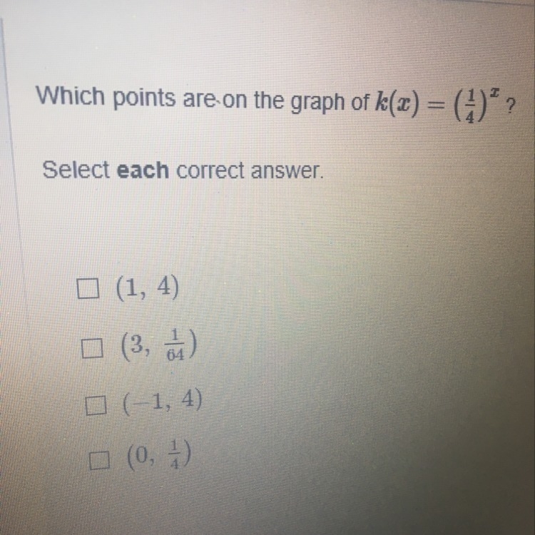 I am desperate and so clueless. Expertise please! Select EACH correct answer.-example-1