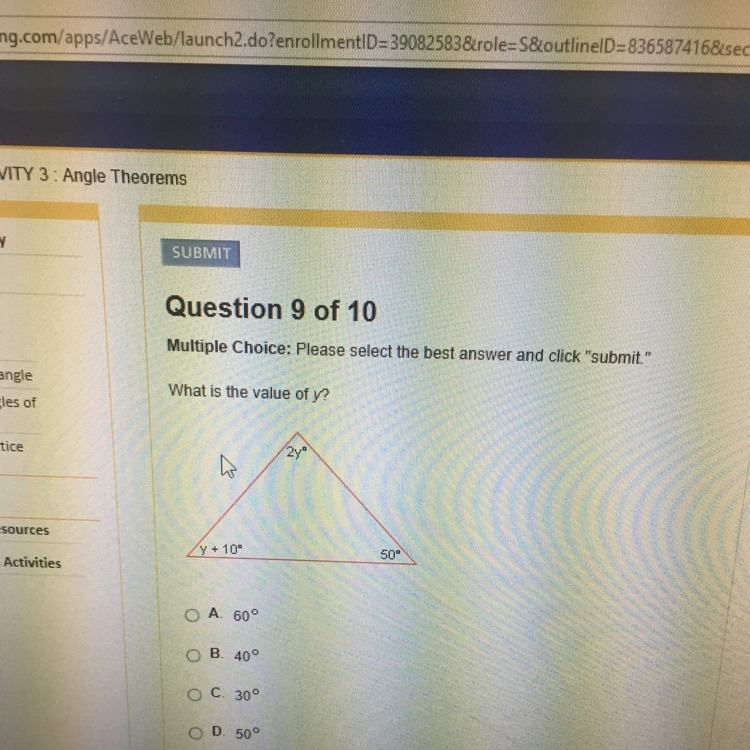 What is the value of y-example-1