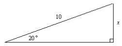 PLEASE HELP AND EXPLAIN! Find the height of the triangle. A. 9.4 B. 3.6 C. 3.4 D. 6.6-example-1