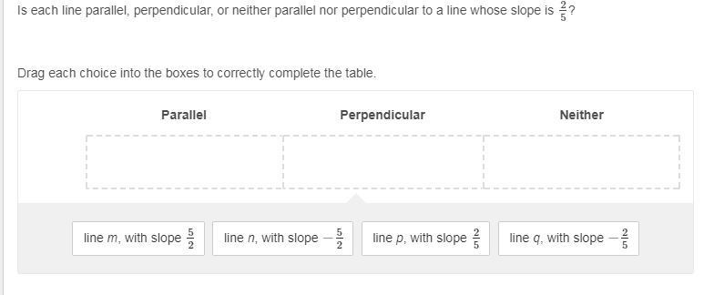 Is each line parallel, perpendicular, or neither parallel nor perpendicular to a line-example-1