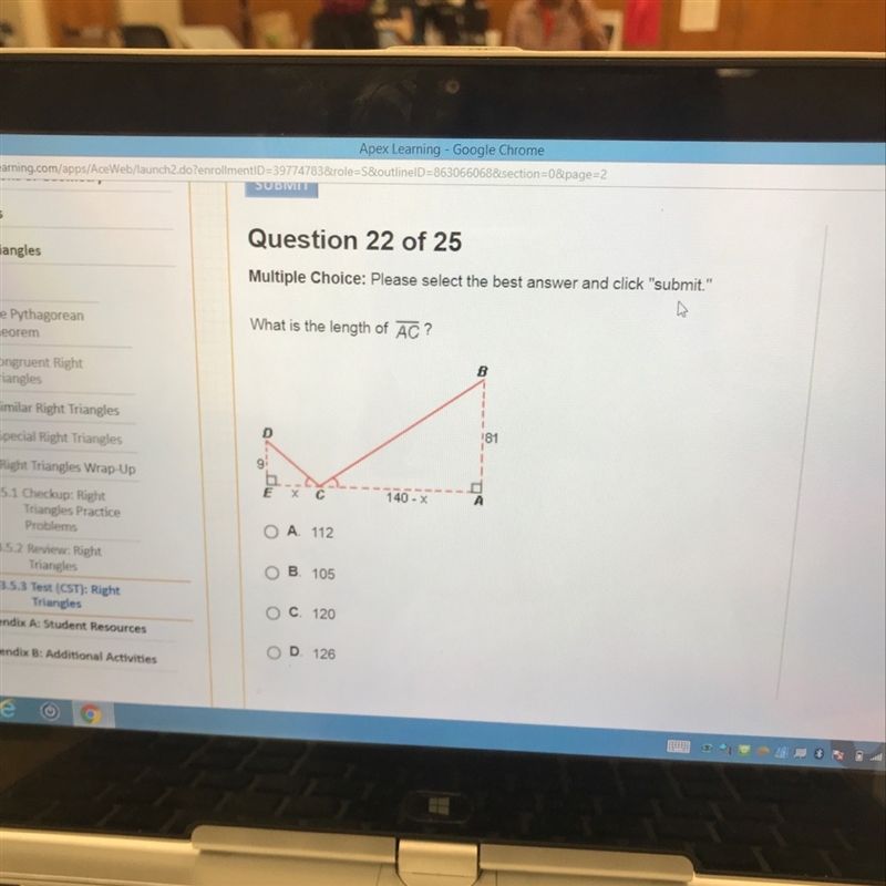 What is the length of AC-example-1