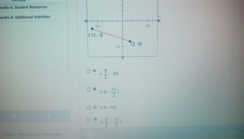 Finding the midpoint. Plz no the correct answer. This is my last try-example-1