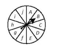 Help?!! what is the measure of a counterclockwise rotation about the spinner center-example-1