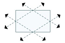 Which diagram has all the correct lines of reflectional symmetry for the rectangle-example-4