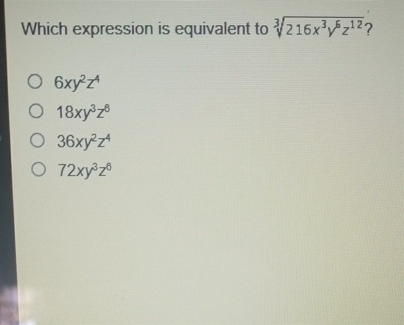 Which expression is equivalent to-example-1