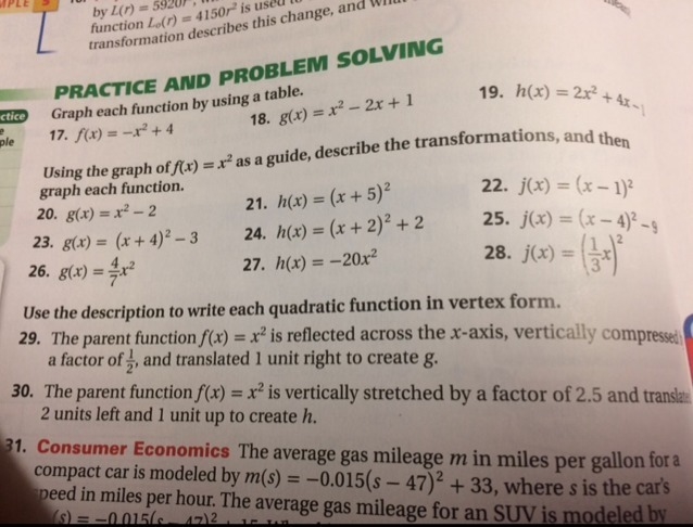 Using the graph f(x)=x^2 as a guide, describe the transformations, and then graph-example-1