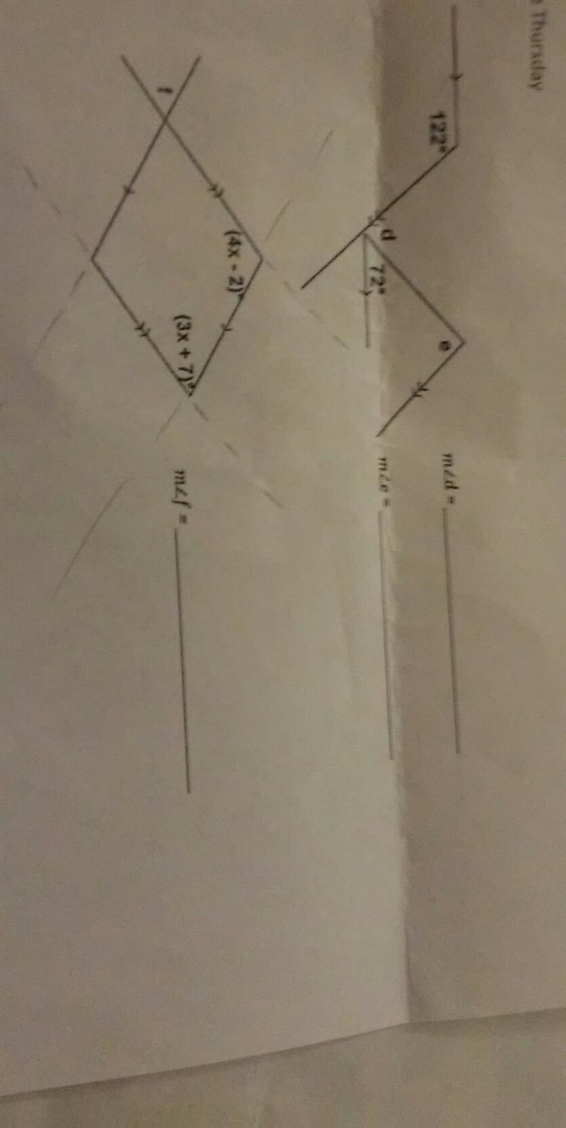 How do I find what the measure of the angles are?-example-1