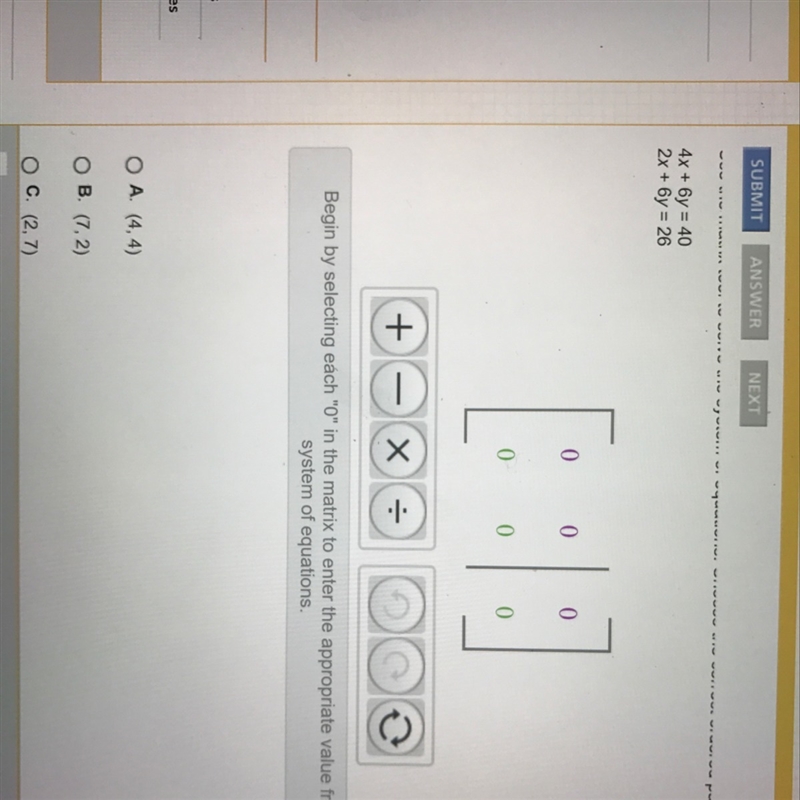 D is (8,4) it just got cut off-example-1