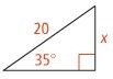 Find the value of x. Round to the nearest tenth. (picture attached below) A. 16.4 B-example-1