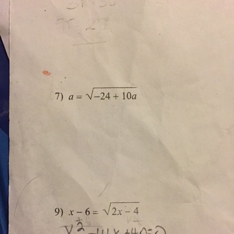 7) Radical equations-example-1