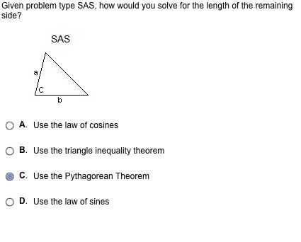 How would you solve for the length of the remaining side?-example-1