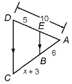 Find x and the measures of the indicated parts. BC and AC-example-1