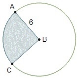 What is the area of the shaded sector? A) 6 pi units2 B) 9 pi units 2 C) 18 pi units-example-1