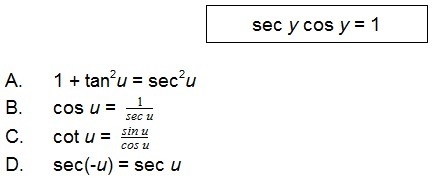 Which of the following identities would be the best option to use to verify the identity-example-1