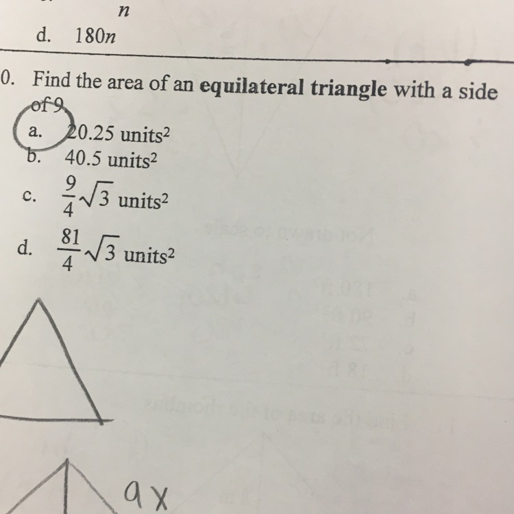 Geometry help!! ignore the work I have its wrong xoxoxxoxoxo-example-1