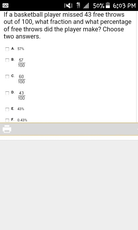 Choose two answers please, can someone help with me percent ?-example-1