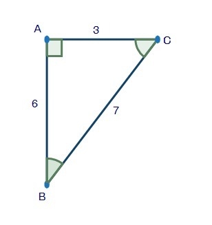 Given the triangle below, which of the following is a correct statement? A. Sec &lt-example-1